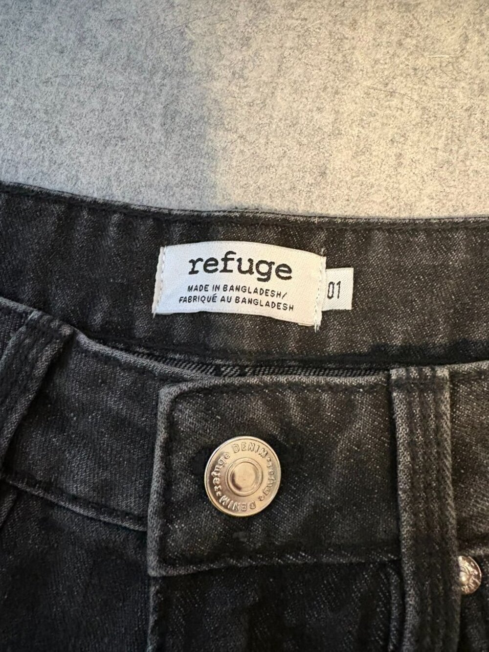 Bundle of 3 Refuge Jean Shorts | Jorts | Light, Medium & Black Wash - Picture 4 of 11